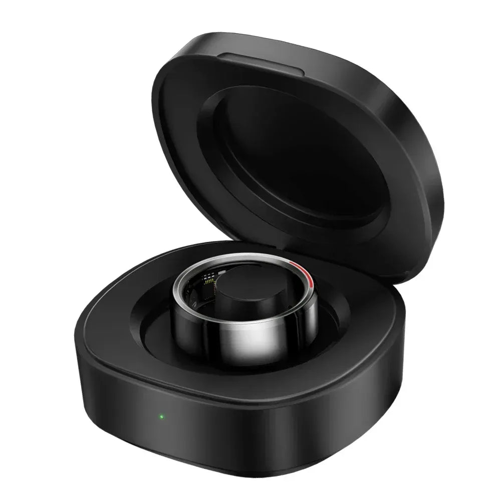 KUMI H1 Smart Ring - 5ATM Waterproof Health Tracker | Wahooly Smart Ring H1 Durable 5ATM Waterproof, Remote Control Functionality, and Sleek Ceramic Design