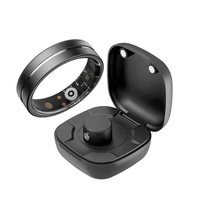 Premium Smart Ring - 5ATM Waterproof Health & Fitness Monitor | Wahooly Smart Rings Health Monitor Sleep Sports Fitness Multiple Function Modes Tracking Heart Rate Blood Oxygen Ring 5ATM Waterproof