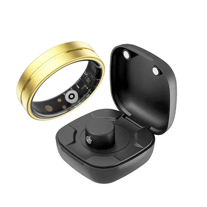 Premium Smart Ring - 5ATM Waterproof Health & Fitness Monitor | Wahooly Smart Rings Health Monitor Sleep Sports Fitness Multiple Function Modes Tracking Heart Rate Blood Oxygen Ring 5ATM Waterproof