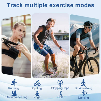 Premium Smart Ring - 5ATM Waterproof Health & Fitness Monitor | Wahooly Smart Rings Health Monitor Sleep Sports Fitness Multiple Function Modes Tracking Heart Rate Blood Oxygen Ring 5ATM Waterproof