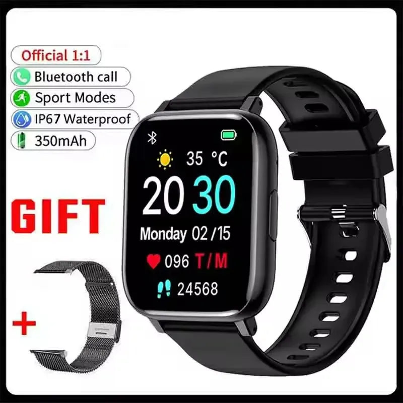 Smart Watch with Bluetooth Calling, Heart Rate & Blood Oxygen Monitor | Wahooly Smart Watch with Bluetooth Calling – Heart Rate, Blood Oxygen & Customizable Dials