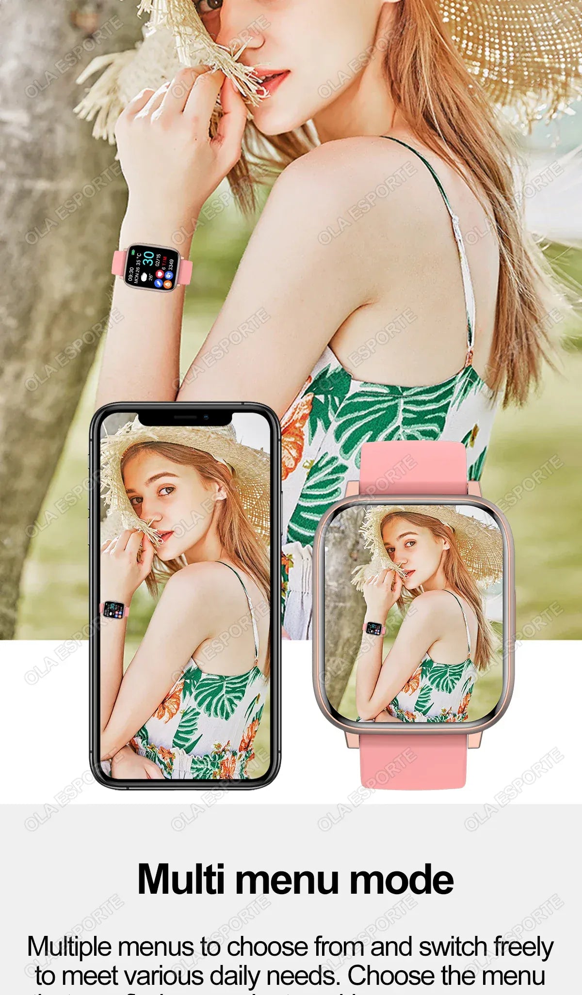 Smart Watch with Bluetooth Calling, Heart Rate & Blood Oxygen Monitor | Wahooly Smart Watch with Bluetooth Calling – Heart Rate, Blood Oxygen & Customizable Dials