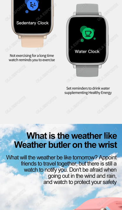 Smart Watch with Bluetooth Calling, Heart Rate & Blood Oxygen Monitor | Wahooly Smart Watch with Bluetooth Calling – Heart Rate, Blood Oxygen & Customizable Dials