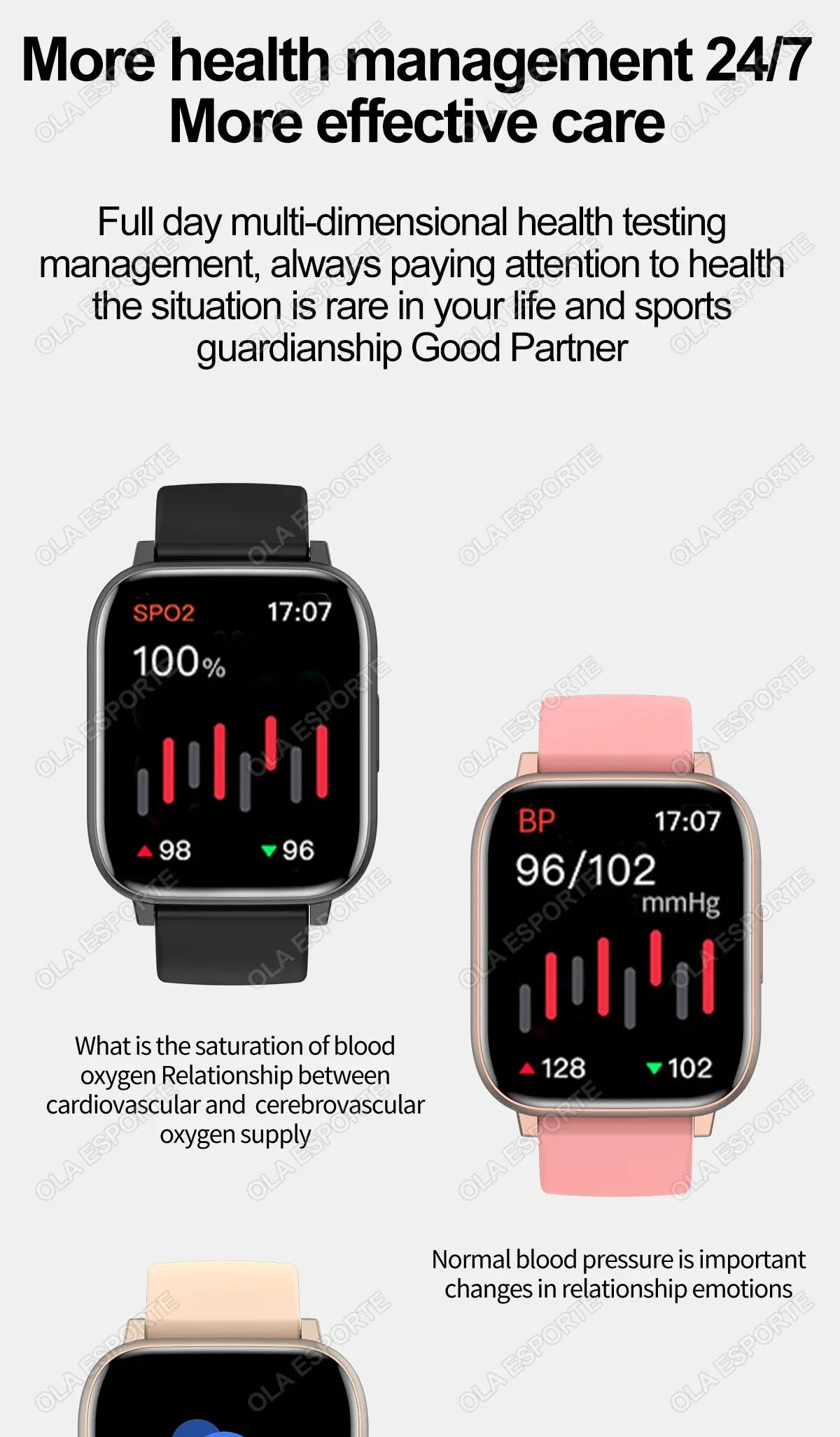 Smart Watch with Bluetooth Calling, Heart Rate & Blood Oxygen Monitor | Wahooly Smart Watch with Bluetooth Calling – Heart Rate, Blood Oxygen & Customizable Dials