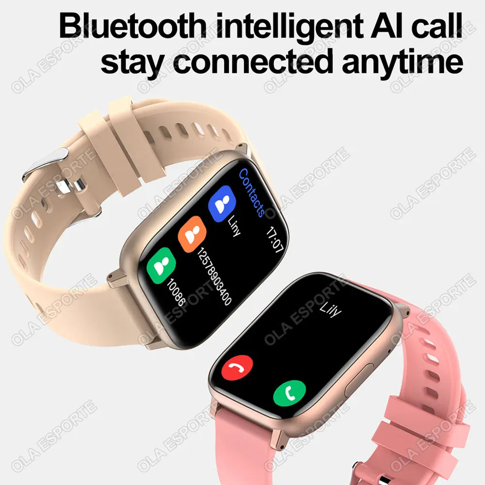 Smart Watch with Bluetooth Calling, Heart Rate & Blood Oxygen Monitor | Wahooly Smart Watch with Bluetooth Calling – Heart Rate, Blood Oxygen & Customizable Dials