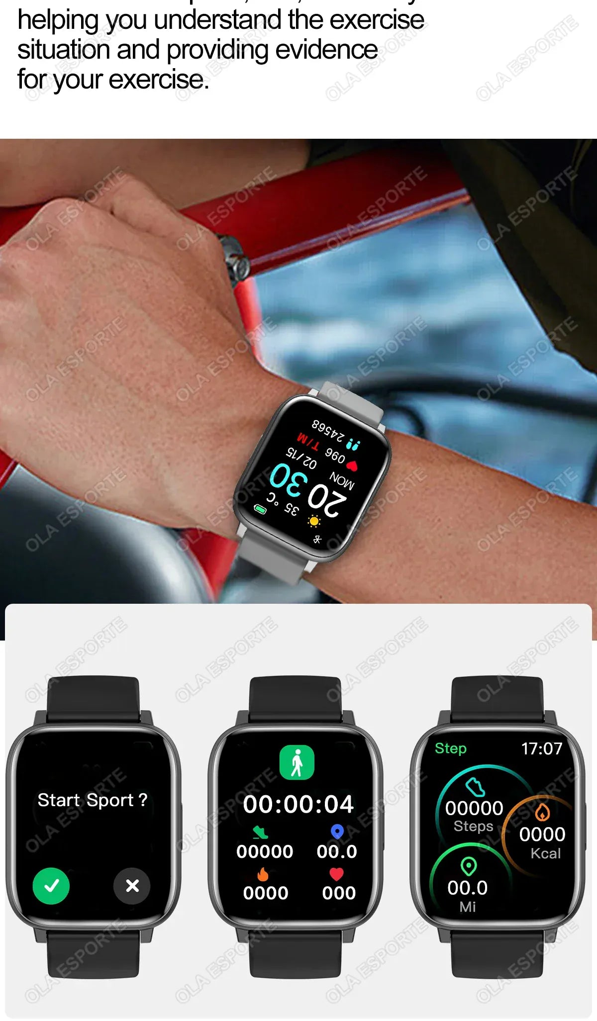 Smart Watch with Bluetooth Calling, Heart Rate & Blood Oxygen Monitor | Wahooly Smart Watch with Bluetooth Calling – Heart Rate, Blood Oxygen & Customizable Dials