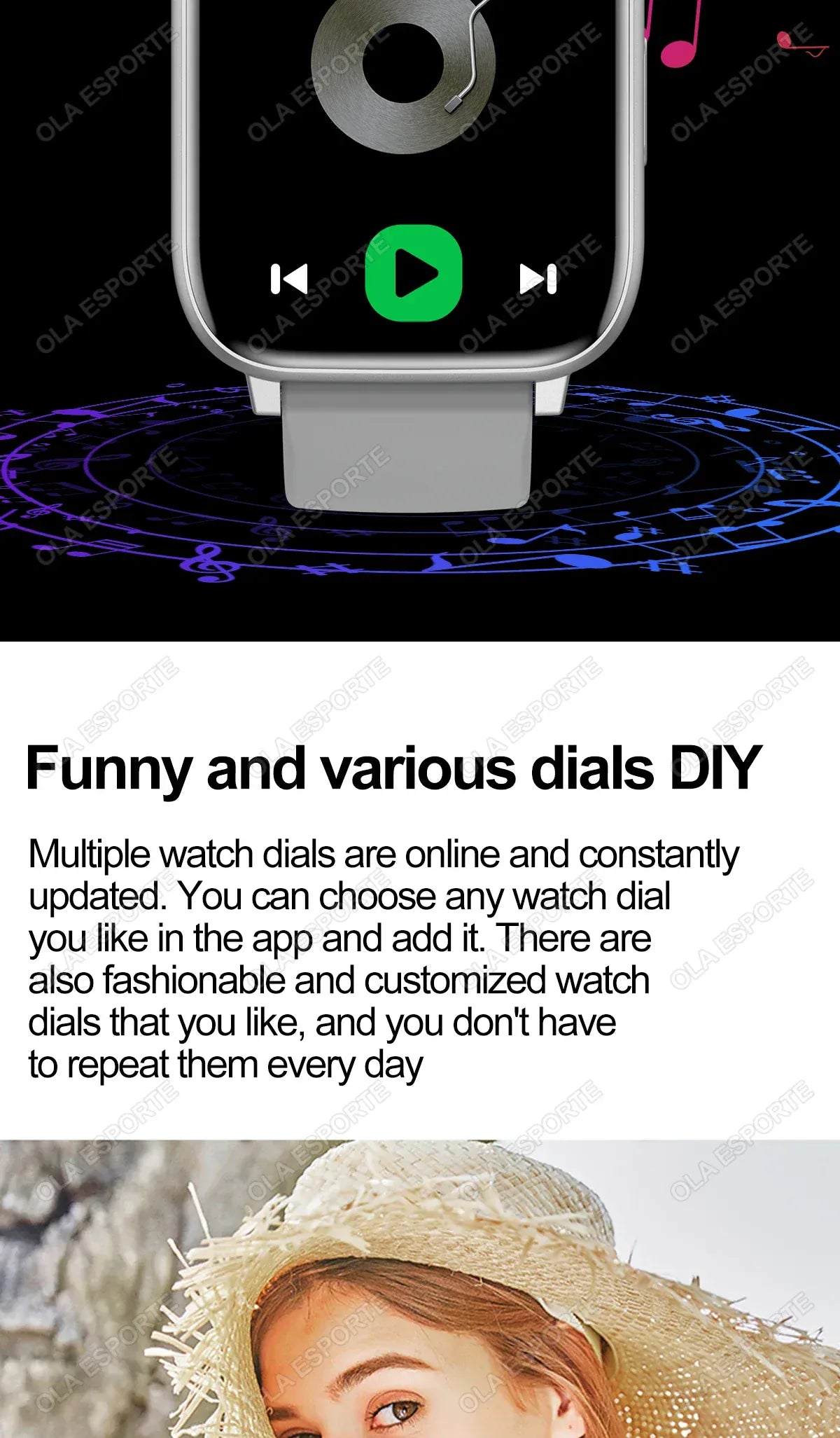 Smart Watch with Bluetooth Calling, Heart Rate & Blood Oxygen Monitor | Wahooly Smart Watch with Bluetooth Calling – Heart Rate, Blood Oxygen & Customizable Dials