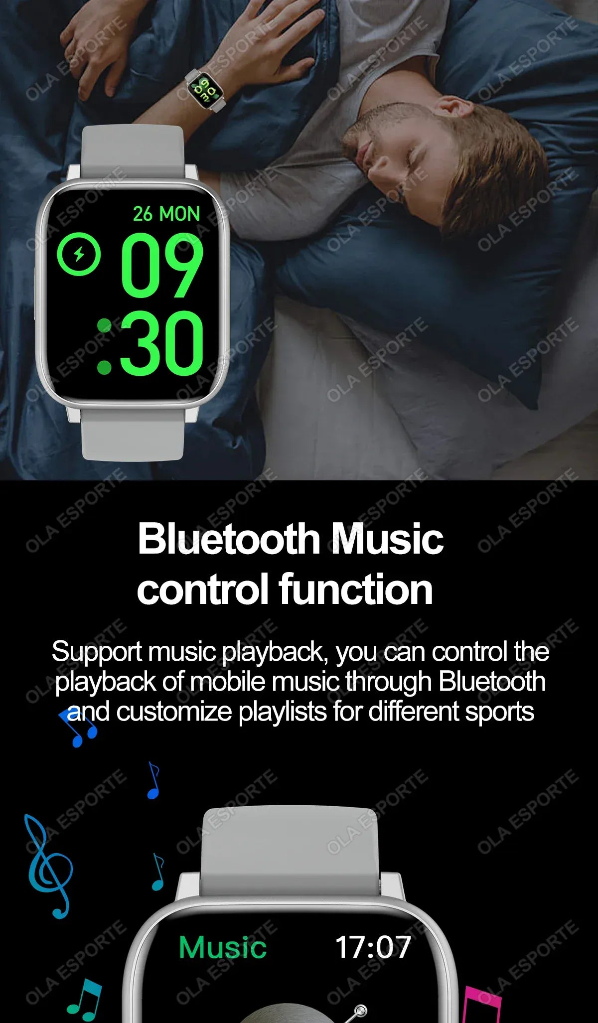 Smart Watch with Bluetooth Calling, Heart Rate & Blood Oxygen Monitor | Wahooly Smart Watch with Bluetooth Calling – Heart Rate, Blood Oxygen & Customizable Dials