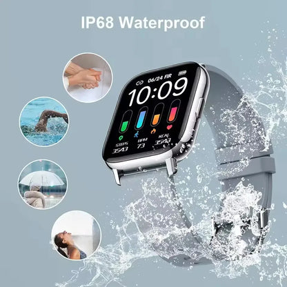 Smart Watch with Bluetooth Calling, Heart Rate & Blood Oxygen Monitor | Wahooly Smart Watch with Bluetooth Calling – Heart Rate, Blood Oxygen & Customizable Dials