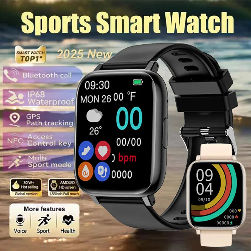 Smart Watch with Bluetooth Calling, Heart Rate & Blood Oxygen Monitor | Wahooly Smart Watch with Bluetooth Calling – Heart Rate, Blood Oxygen & Customizable Dials