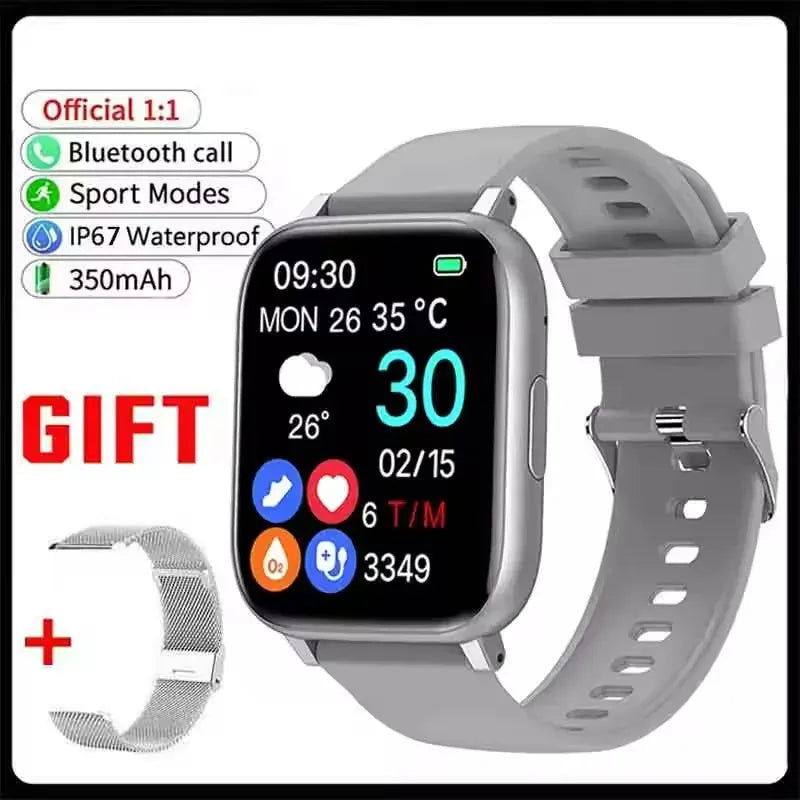 Smart Watch with Bluetooth Calling, Heart Rate & Blood Oxygen Monitor | Wahooly Smart Watch with Bluetooth Calling – Heart Rate, Blood Oxygen & Customizable Dials