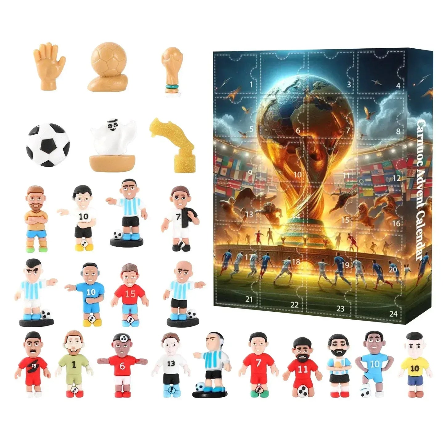 Soccer Advent Calendar 2024 — 24-Day Sports Countdown Gift for Kids & Fans Soccer Advent Calendar 2024 — 24 Days of Sports Surprises for Kids & Fans