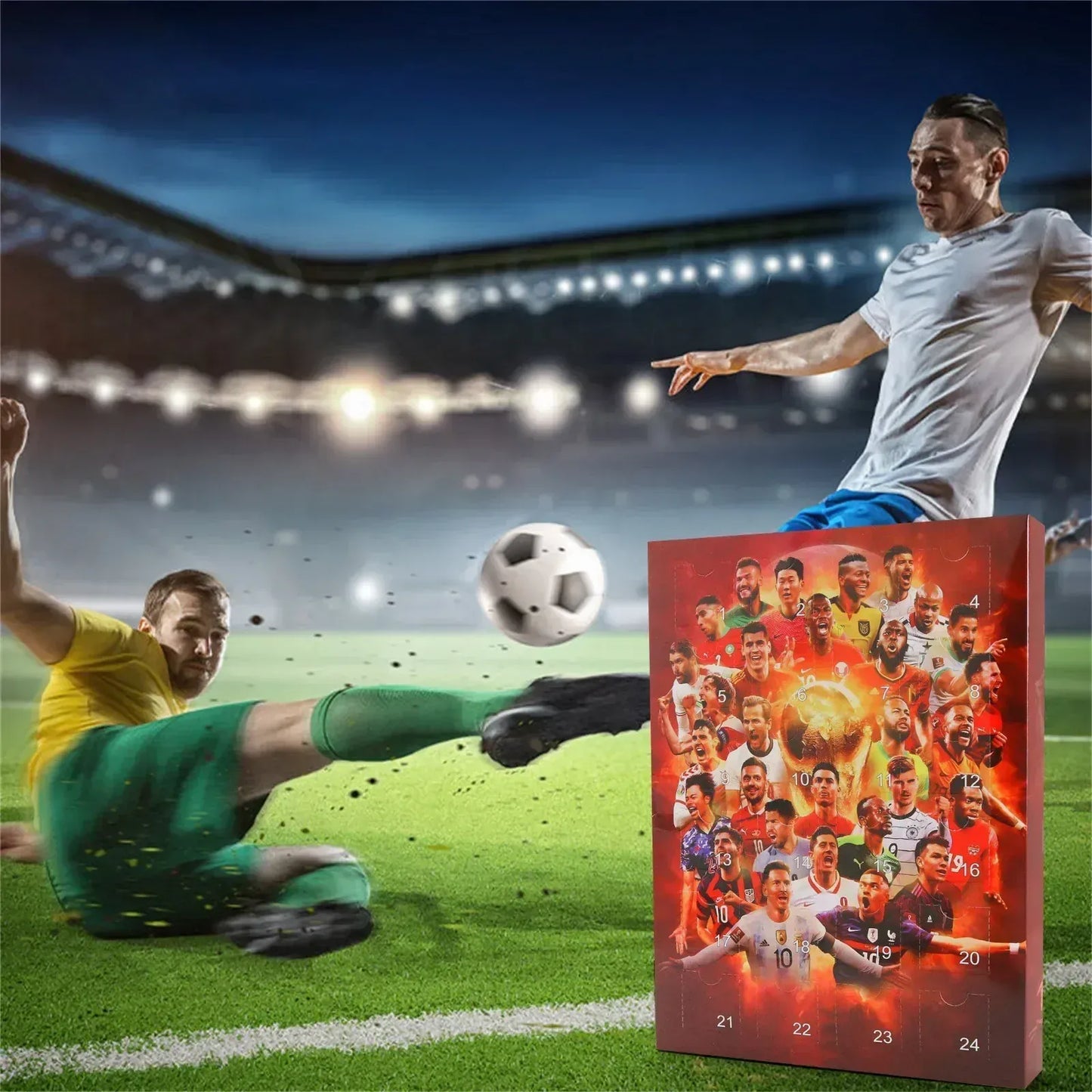 Soccer Advent Calendar 2024 — 24-Day Sports Countdown Gift for Kids & Fans Soccer Advent Calendar 2024 — 24 Days of Sports Surprises for Kids & Fans