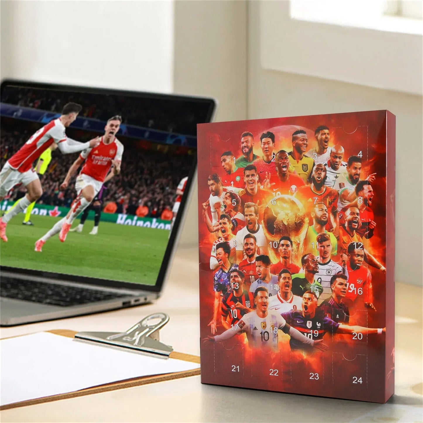 Soccer Advent Calendar 2024 — 24-Day Sports Countdown Gift for Kids & Fans Soccer Advent Calendar 2024 — 24 Days of Sports Surprises for Kids & Fans