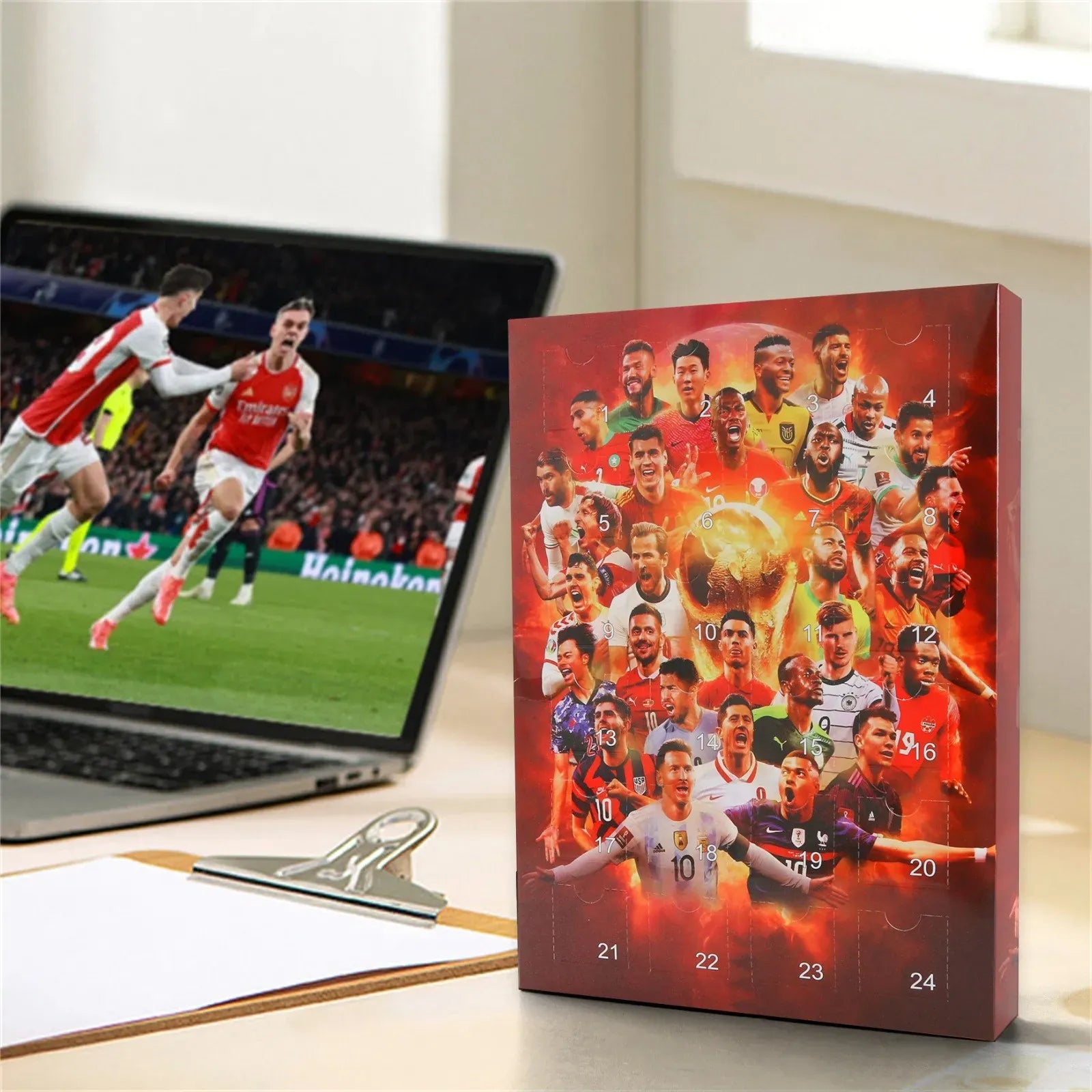Soccer Advent Calendar 2024 — 24-Day Sports Countdown Gift for Kids & Fans Soccer Advent Calendar 2024 — 24 Days of Sports Surprises for Kids & Fans