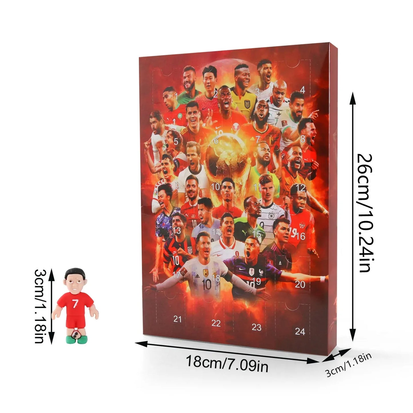 Soccer Advent Calendar 2024 — 24-Day Sports Countdown Gift for Kids & Fans Soccer Advent Calendar 2024 — 24 Days of Sports Surprises for Kids & Fans