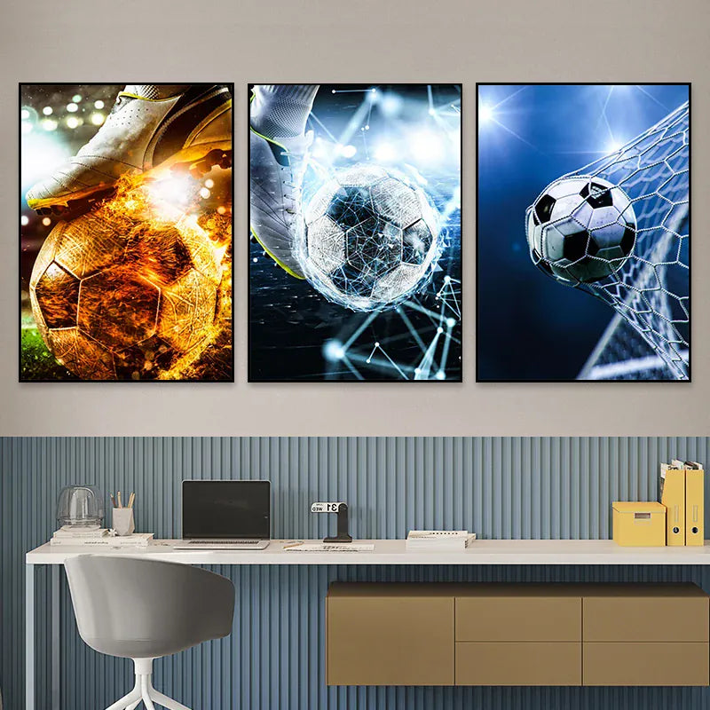 Soccer Player 5D Diamond Painting Kit — DIY Football Wall Art Gift Soccer Player 5D Diamond Painting Kit — DIY Embroidery Wall Art for Football Fans & Home Decor
