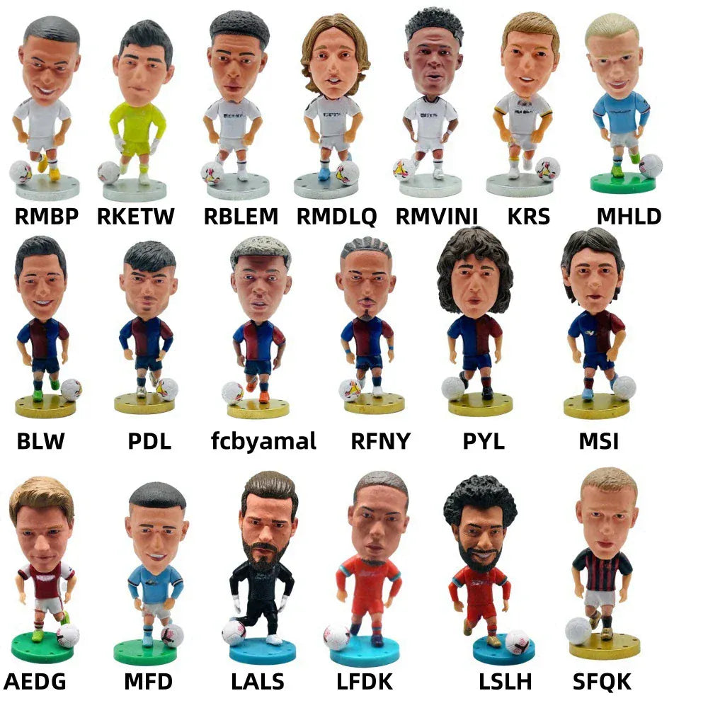 Soccer Player Action Figures Collectible Miniatures Soccer Player Action Figures Collectible Miniatures