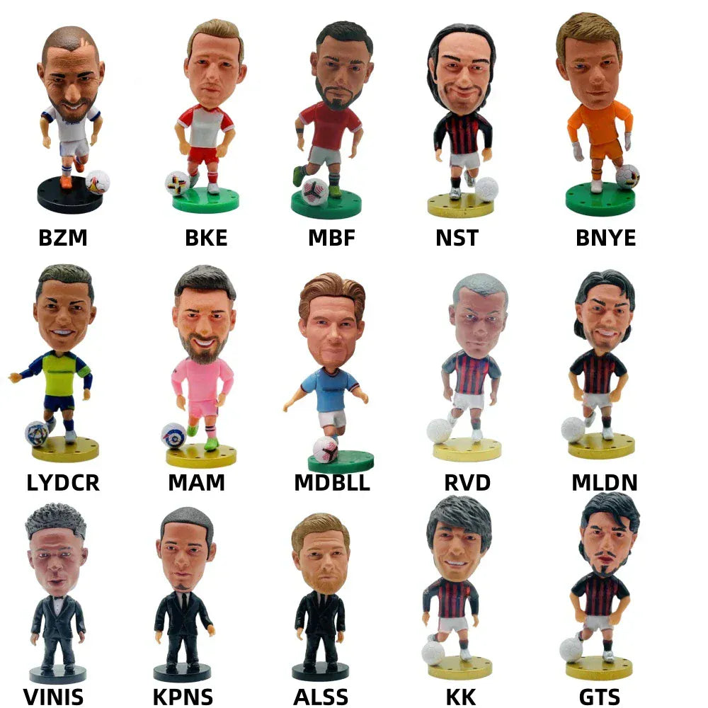 Soccer Player Action Figures Collectible Miniatures Soccer Player Action Figures Collectible Miniatures
