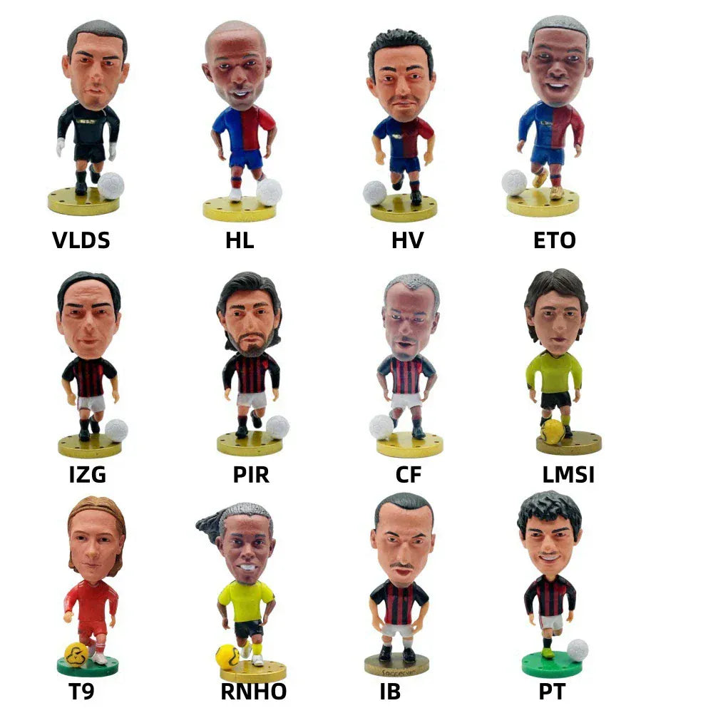 Soccer Player Action Figures Collectible Miniatures Soccer Player Action Figures Collectible Miniatures