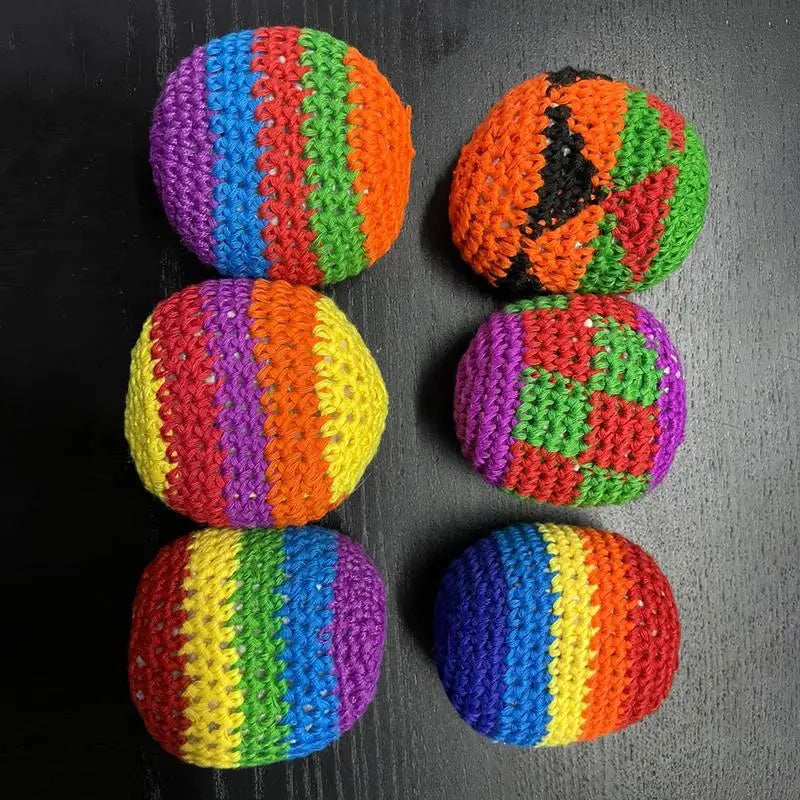 Soft Handmade Sacks for Footbag Juggling Balls Kids Outdoor Toy Safe and Durable for Camping Soft Handmade Sacks for Footbag Juggling Balls Kids Outdoor Toy Safe and Durable for Camping