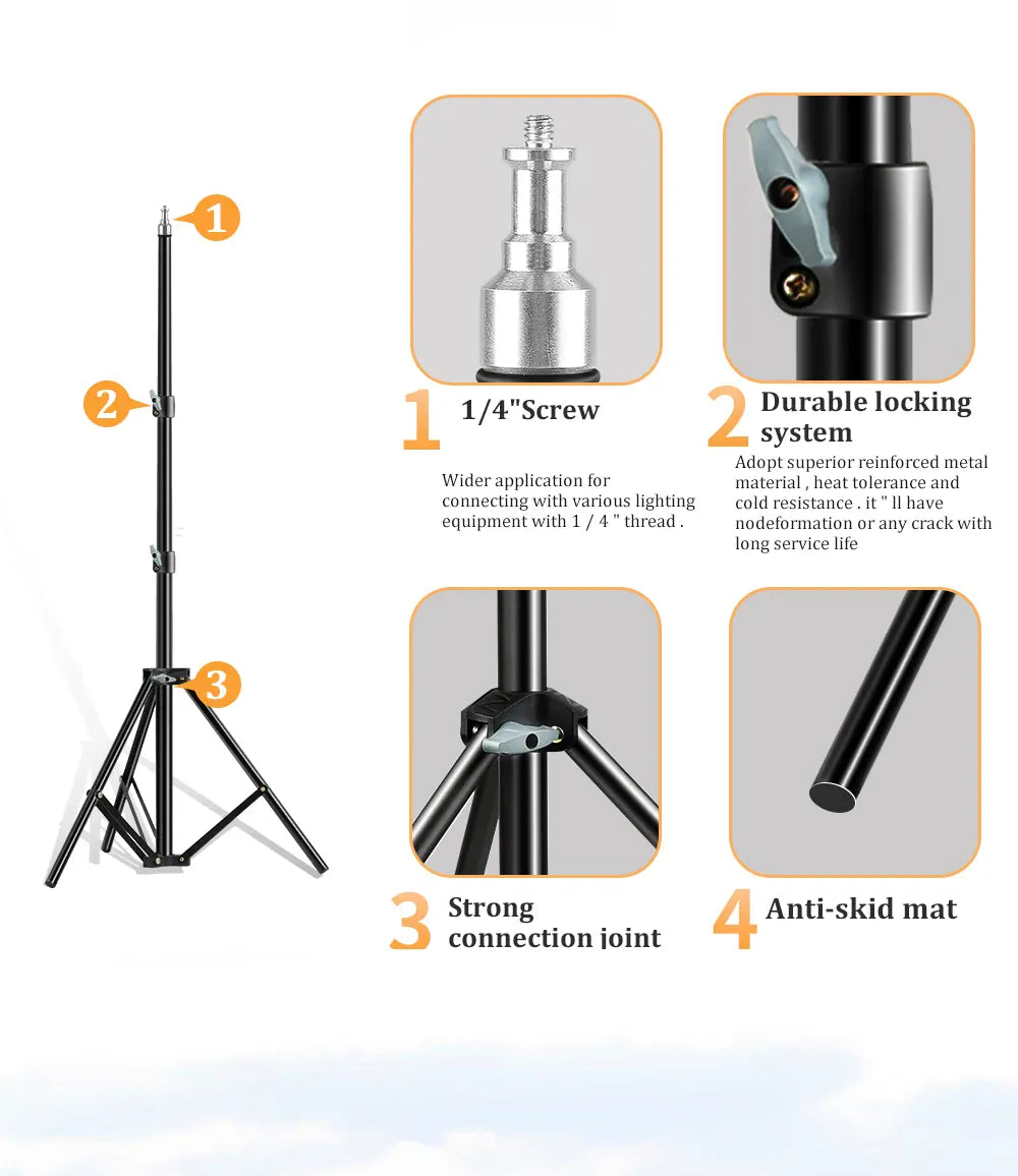Softbox Photography Lighting Kit | E27, 210° Rotating, Adjustable Tripod | Studio & Video — Wahooly Softbox Photography Lighting Kit | E27 Bulb, 210° Rotating Softbox, Adjustable Tripod | Studio, Portrait & Video Lighting