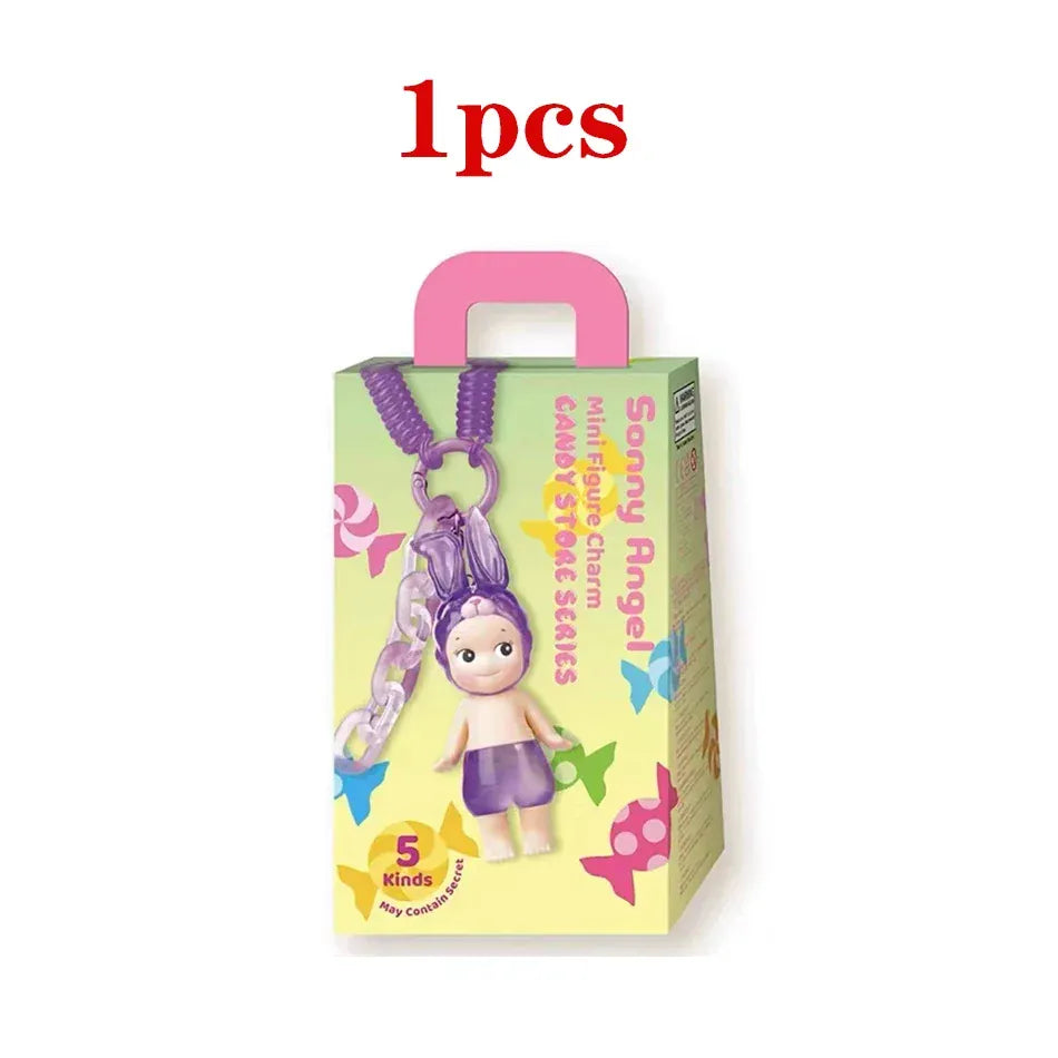 Sonny Angel Candy House Blind Box 2pcs - Cute Doll Keychain Pendant | Random Figures Sonny Angel Doll Candy House Series Blind Box Cute Doll Keychain Pendant Trendy Handmade