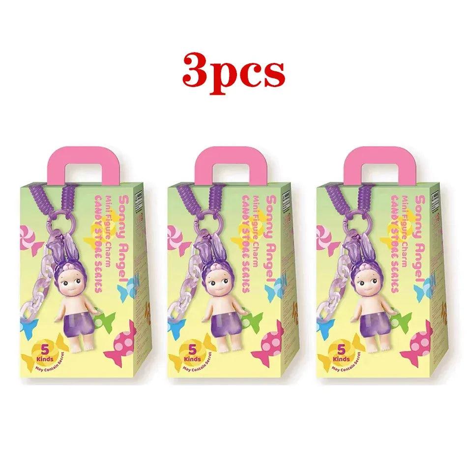 Sonny Angel Candy House Blind Box 2pcs - Cute Doll Keychain Pendant | Random Figures Sonny Angel Doll Candy House Series Blind Box Cute Doll Keychain Pendant Trendy Handmade