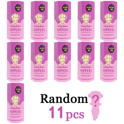 Sonny Angel Dreaming Series 9-Piece Set - Animal Hat Desk Ornaments | Complete Collection Sonny Angle Dreaming Series Lovely Angel Doll Desk Ornamen