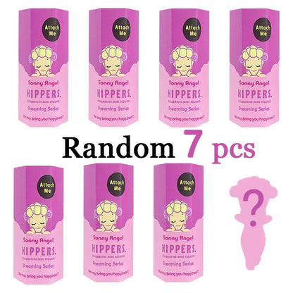 Sonny Angel Dreaming Series 9-Piece Set - Animal Hat Desk Ornaments | Complete Collection Sonny Angle Dreaming Series Lovely Angel Doll Desk Ornamen