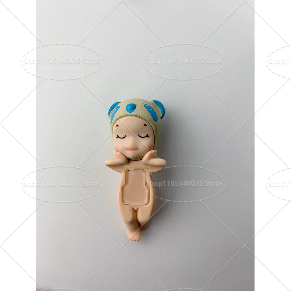 Sonny Angel Dreaming Series 9-Piece Set - Animal Hat Desk Ornaments | Complete Collection Sonny Angle Dreaming Series Lovely Angel Doll Desk Ornamen