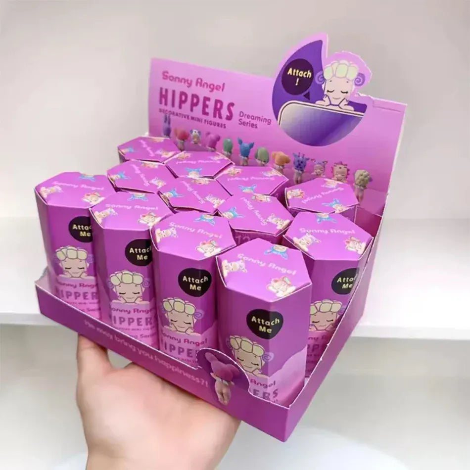 Sonny Angel Dreaming Series 9-Piece Set - Animal Hat Desk Ornaments | Complete Collection Sonny Angle Dreaming Series Lovely Angel Doll Desk Ornamen