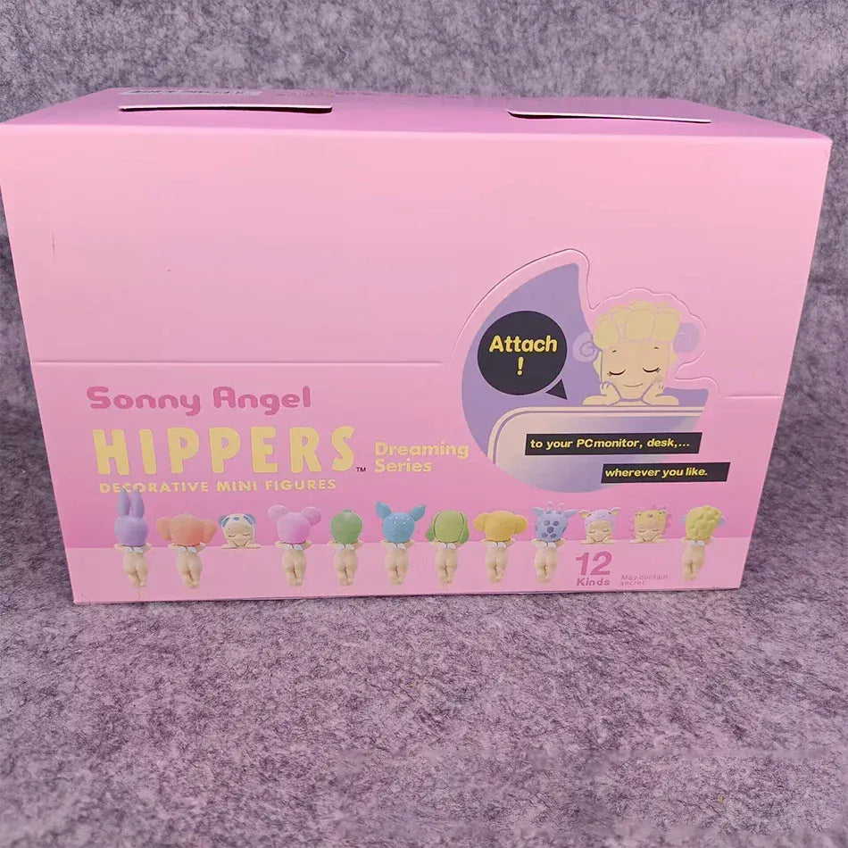 Sonny Angel Dreaming Series 9-Piece Set - Animal Hat Desk Ornaments | Complete Collection Sonny Angle Dreaming Series Lovely Angel Doll Desk Ornamen