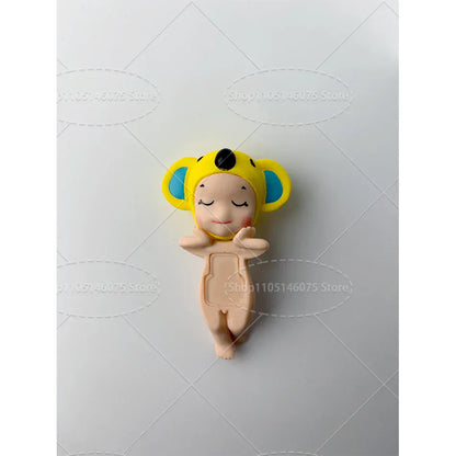 Sonny Angel Dreaming Series 9-Piece Set - Animal Hat Desk Ornaments | Complete Collection Sonny Angle Dreaming Series Lovely Angel Doll Desk Ornamen