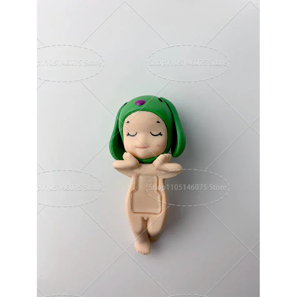 Sonny Angel Dreaming Series 9-Piece Set - Animal Hat Desk Ornaments | Complete Collection Sonny Angle Dreaming Series Lovely Angel Doll Desk Ornamen