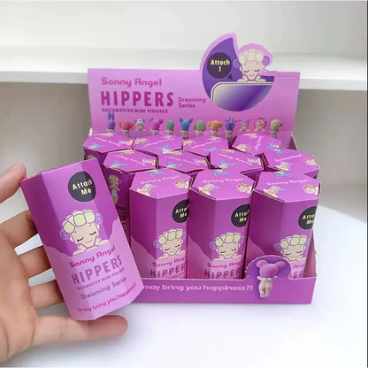 Sonny Angel Dreaming Series 9-Piece Set - Animal Hat Desk Ornaments | Complete Collection Sonny Angle Dreaming Series Lovely Angel Doll Desk Ornamen