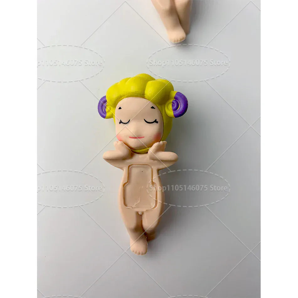 Sonny Angel Dreaming Series 9-Piece Set - Animal Hat Desk Ornaments | Complete Collection Sonny Angle Dreaming Series Lovely Angel Doll Desk Ornamen