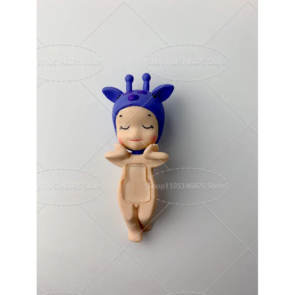 Sonny Angel Dreaming Series 9-Piece Set - Animal Hat Desk Ornaments | Complete Collection Sonny Angle Dreaming Series Lovely Angel Doll Desk Ornamen