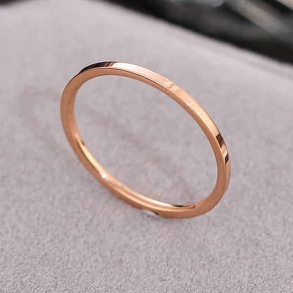 Zirconia Couple Ring – Titanium Steel 18K Rose Gold | Sparkling Diamond Ring for Women Sparkling Zirconia Couple Ring – Titanium Steel, 18K Rose Gold Finish
