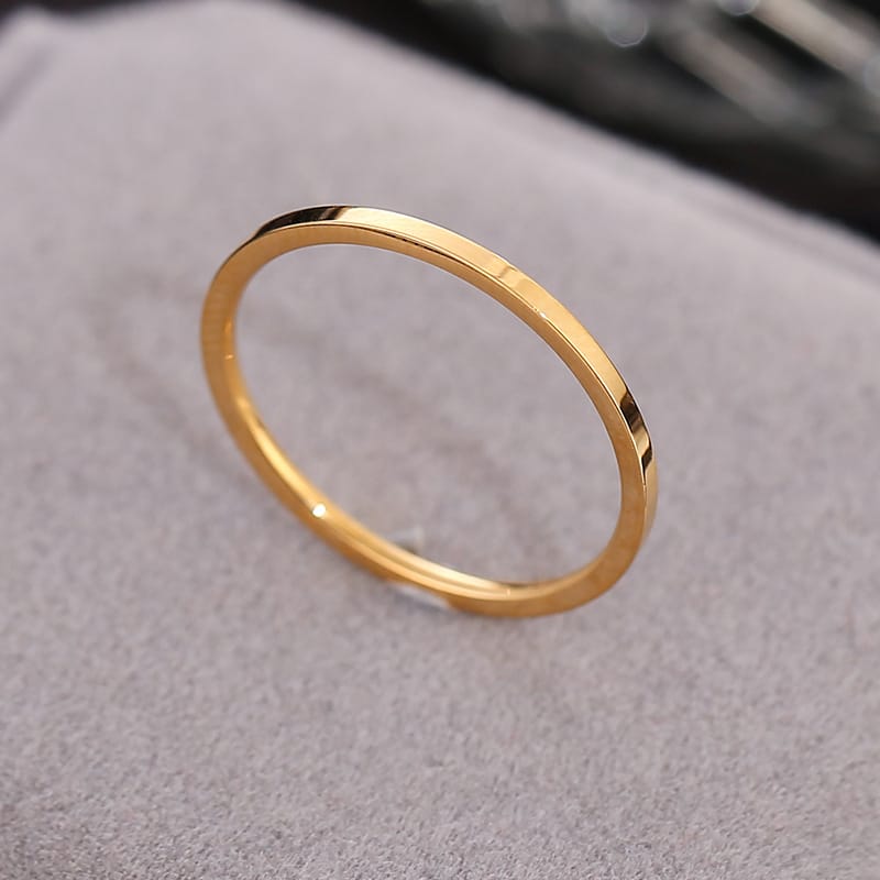 Zirconia Couple Ring – Titanium Steel 18K Rose Gold | Sparkling Diamond Ring for Women Sparkling Zirconia Couple Ring – Titanium Steel, 18K Rose Gold Finish