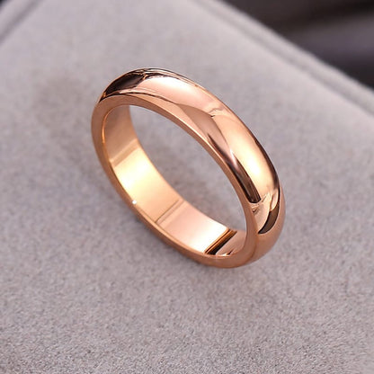 Zirconia Couple Ring – Titanium Steel 18K Rose Gold | Sparkling Diamond Ring for Women Sparkling Zirconia Couple Ring – Titanium Steel, 18K Rose Gold Finish