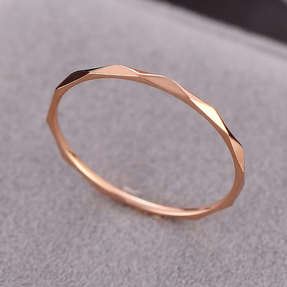Zirconia Couple Ring – Titanium Steel 18K Rose Gold | Sparkling Diamond Ring for Women Sparkling Zirconia Couple Ring – Titanium Steel, 18K Rose Gold Finish