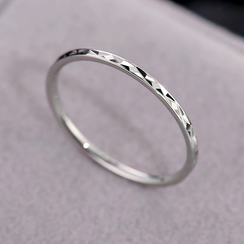 Zirconia Couple Ring – Titanium Steel 18K Rose Gold | Sparkling Diamond Ring for Women Sparkling Zirconia Couple Ring – Titanium Steel, 18K Rose Gold Finish