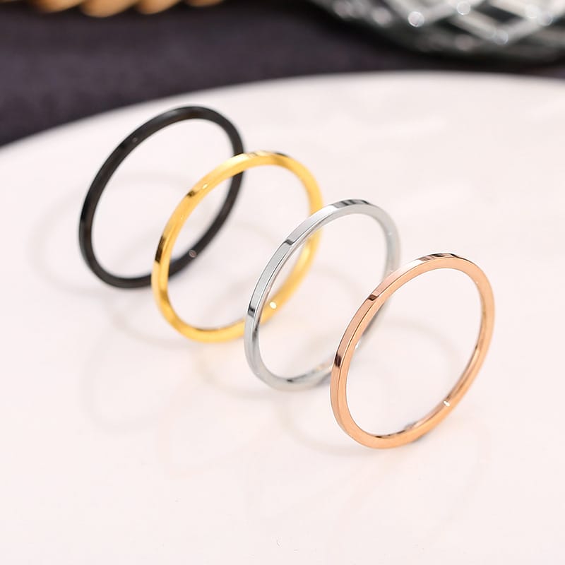 Zirconia Couple Ring – Titanium Steel 18K Rose Gold | Sparkling Diamond Ring for Women Sparkling Zirconia Couple Ring – Titanium Steel, 18K Rose Gold Finish