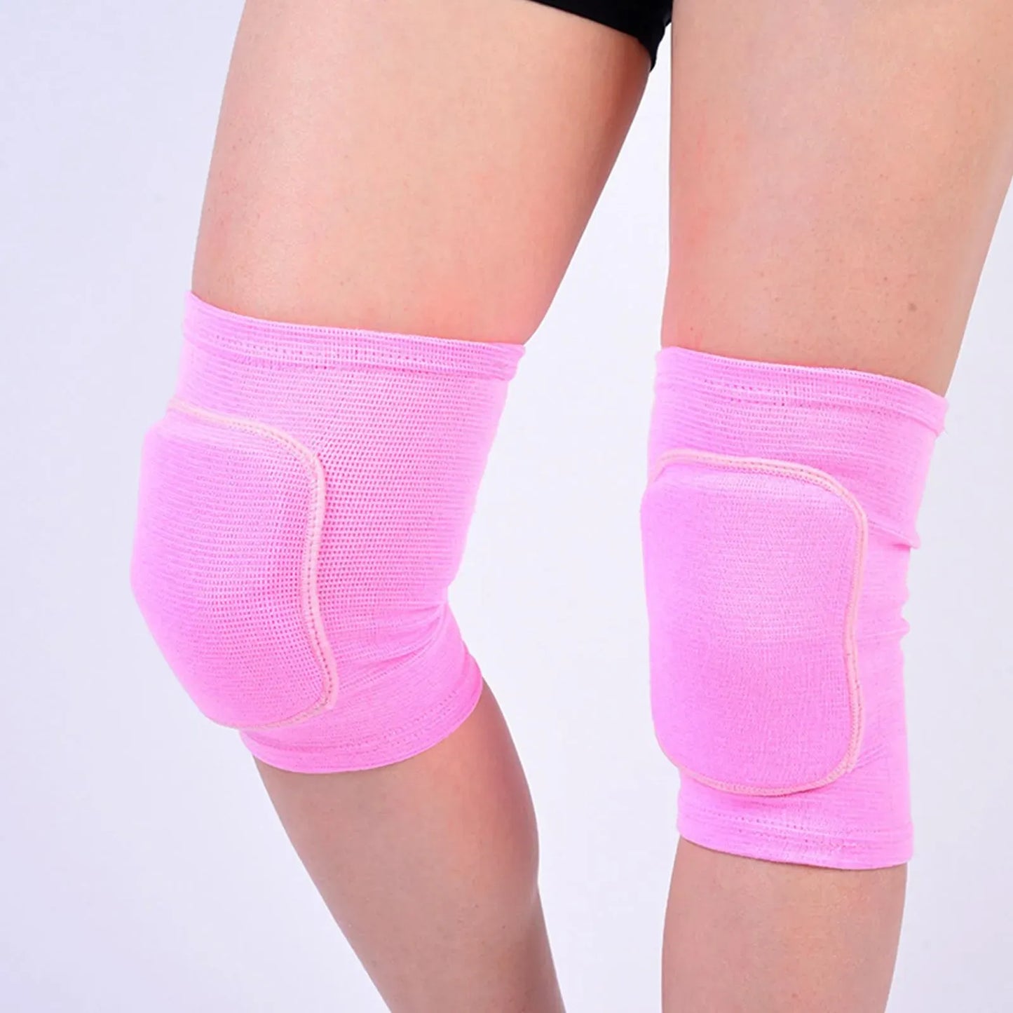 Sports Compression Knee Pads 2-Pack | Thickened Sponge Knee Brace | Workout, Dance & Training Support Sports Compression Knee Pads (2-Pack) — Thickened Sponge Knee Brace Support for Workouts, Dance & Training