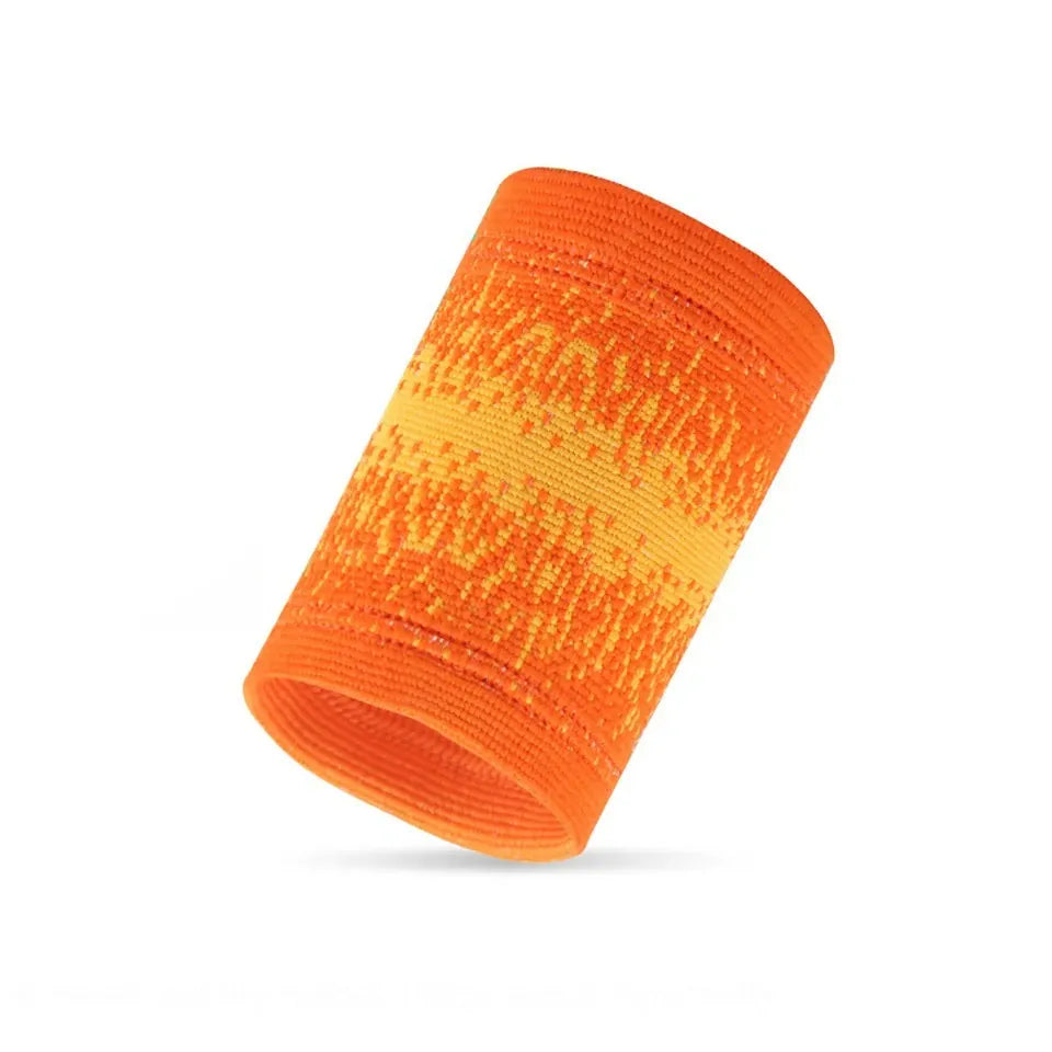 Sports Wristband Wrist Brace — Breathable Support for Gym, Running & Basketball Sports Wristband & Wrist Support Brace — Breathable, Sweat-Absorbing for Running, Basketball & Gym