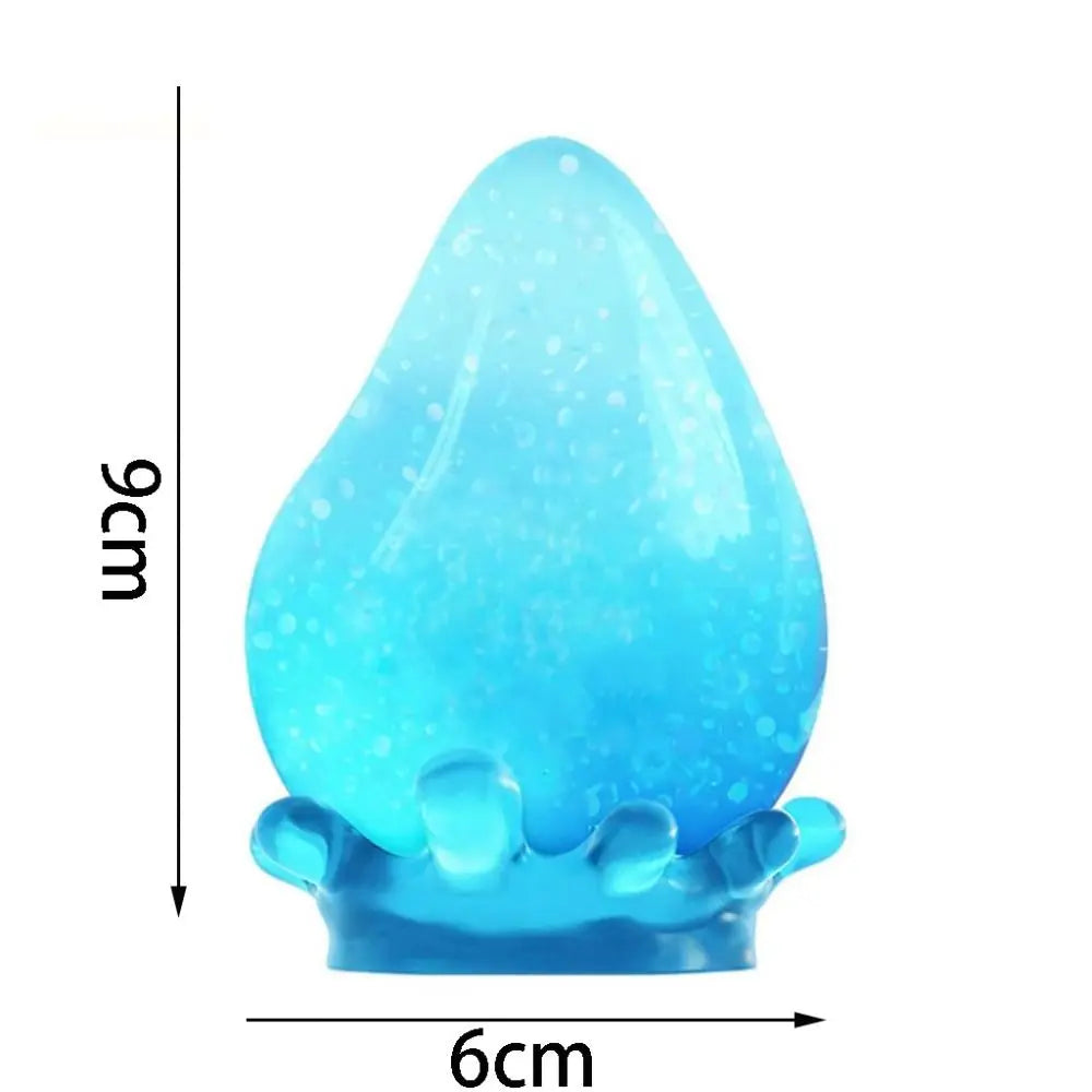 Water Drop Fidget Squeeze Toy | Slow Rebound Stress Relief Decompression Ball Squeeze Relief Pinch Water Drop Pinching Decompression Toy Waterdrop Decompression Toy Fidget Toys Maltose Slow Rebound Pinch