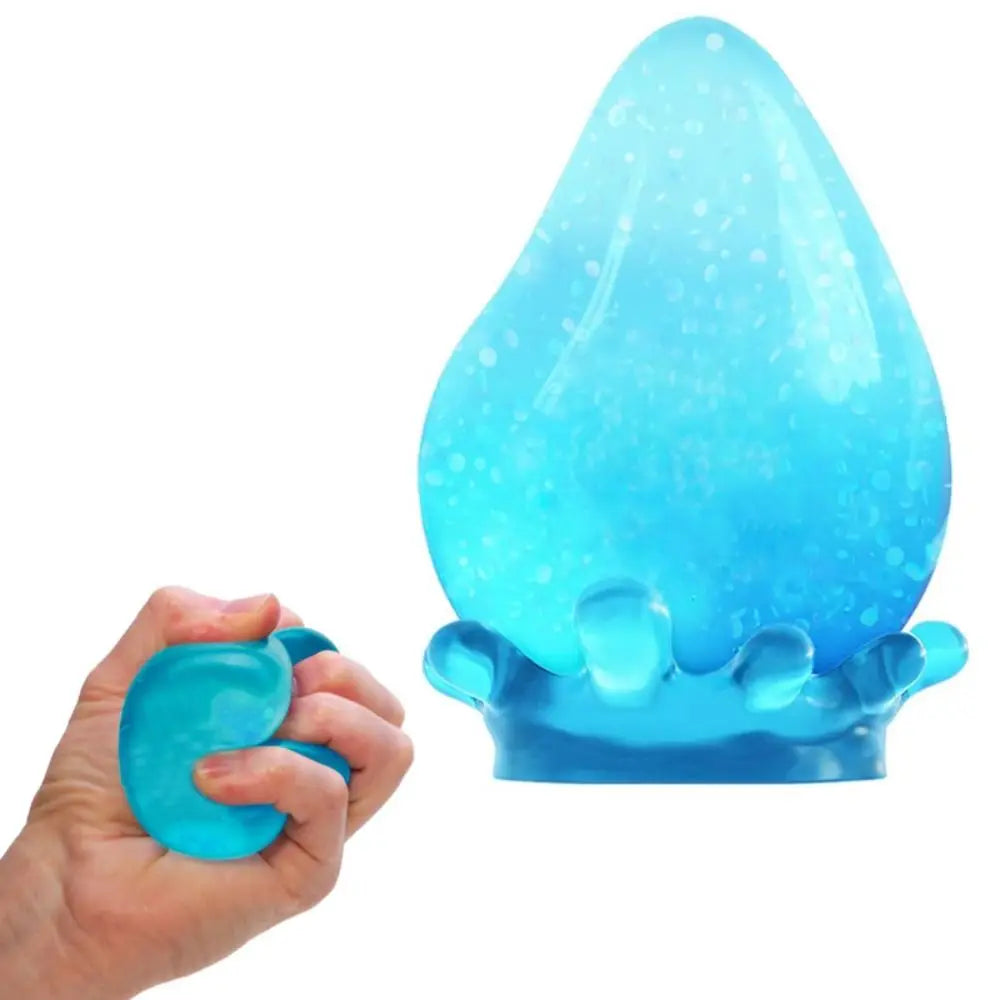 Water Drop Fidget Squeeze Toy | Slow Rebound Stress Relief Decompression Ball Squeeze Relief Pinch Water Drop Pinching Decompression Toy Waterdrop Decompression Toy Fidget Toys Maltose Slow Rebound Pinch