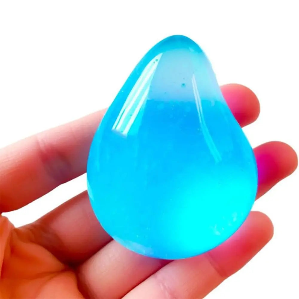 Water Drop Fidget Squeeze Toy | Slow Rebound Stress Relief Decompression Ball Squeeze Relief Pinch Water Drop Pinching Decompression Toy Waterdrop Decompression Toy Fidget Toys Maltose Slow Rebound Pinch