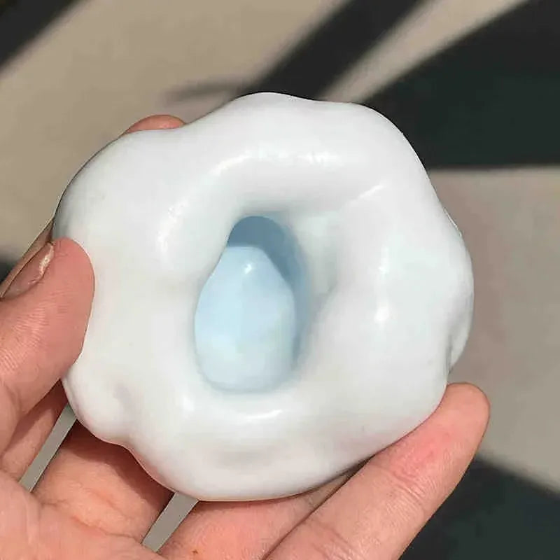 Jelly Ball Squeeze Toy – Squishy Stress Relief Fidget for Kids & Adults Squishy Fluid Ice Skin Jelly Ball Squeeze Toy Kids Adult Soft Pinch Stress Relieving Toys Party Gift Novel Entertainment Games